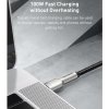 Baseus Cafule Series USB-C samec na USB-C samec Nabíjací/datový kábel s kovovými koncovkami 100W 2m, čierny