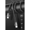 Kábel ColorWay USB-C na USB-C 2 m (PD 65W), sivý