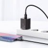 Baseus Super SI sada adaptéra USB-C 20W a kábla USB-C na Lightning 1 m, čierna