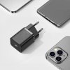 Baseus Super SI sada adaptéra USB-C 20W a kábla USB-C na Lightning 1 m, čierna