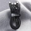Baseus Rapid Series nabíjací/datový kábel 3v1 USB-C/ (microUSB Lightning PD 20W USB-C) 1,5 m čierny