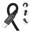 Baseus 4v1 Lightning 2* USB-C microUSB 3,5A 1,2 m, čierna