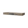 Tenda TEG1118P-16-250W PoE AT Gigabitový switch 16x 1Gb/s PoE 802.3af/at 2x SFP 1Gb/s, PoE 230W, Rack