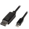 Pripojovací kábel PremiumCord Mini DisplayPort - DisplayPort 1.2 M/M 2 m