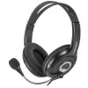 Slúchadlá Natec s mikrofónom Bear 2, čierne
