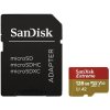 SanDisk Extreme Action Cams and Drones microSDXC 128GB 190MB/s A2 Class 10 V30 UHS-I U3, adaptér