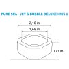 Nafukovací bazén Marimex Whirlpool Pure Spa - Jet & Bubble Deluxe HWS 6 - Intex 28462EX (11400256)