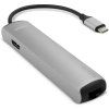 epico usb c hub slim 4k hdmi ethernet silver black cable ien432875