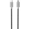 Epico Látkový opletený kábel C na blesk 1,8 m 2020 - vesmírne sivý