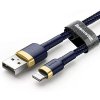 Baseus Cafule Nabíjací/dátový kábel USB na Lightning 2,4A 1 m, zlatomodrý