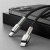 Baseus Cafule Series Nabíjací/dátový kábel USB-C na Lightning PD 20W 0,25 m, čierny