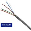 DATACOM UTP kábel CAT5E PVC, Eca 305m box sivý
