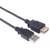 Predlžovací kábel PremiumCord USB 2.0, A-A, 5 m, čierny
