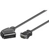 Kábel PremiumCord VGA DB15M - SCART 2 m
