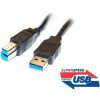 Kábel USB 3.0 Super-speed 5Gbps AB 9pin 5m ku3ab5bk