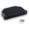 TRITON 10" optický zásobník pre 8 spojok simplex SC 1U čierny