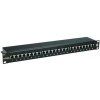 solarix patch panel cat5e 24 x rj45 stp cerny 1u ien124879
