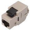 solarix keystone cat5e stp rj45 cerny samorezny ien125080