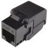 solarix keystone cat6 utp rj45 cerny samorezny ien125081
