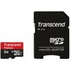 Transcend microSDHC 8GB Class10 UHS-I Premium + adaptér TS8GUSDU1