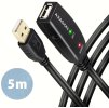 AXAGON ADR-205, USB 2.0 A-M -> A-F aktívny predlžovací / opakovací kábel, 5 m