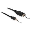 Delock kábel DisplayPort mini (samec) na Displayport (samec), 1,8 metra (82438)