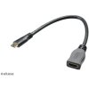 AKASA kábel HDMI- mini HDMI 25cm AK-CBHD10-25BK