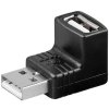 PremiumCord USB redukcia A-A, samec/samica 90°