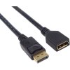 PremiumCord DisplayPort predlžovací kábel M/F 2m kportmf1-02