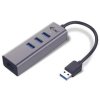 i-tec USB 3.0 Metal HUB 3 Port + Gigabit Ethernet U3METALG3HUB