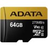 ADATA MicroSDXC Premier ONE 64GB UHS-II U3 Class 10 + SD adaptér AUSDX64GUII3CL10-CA1