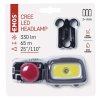 Čelovka P3531 CREE LED + COB LED, 330 lm, 65 m, 3× AAA