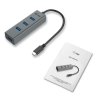 i-tec USB-C Metal 4-portový HUB, 4x USB 3.0 C31HUBMETAL403