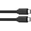 Avacom Dátový a nabíjací kábel USB typu C - USB typu C, 100 cm, čierny