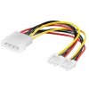 Napájací kábel PremiumCord HDD, FDD 5,25"-2x3,5"
