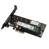 AXAGON PCEM2-D PCIe NVMe+NGFF M.2 adaptér