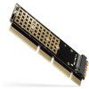 axagon pcem2 1u pcie nvme m 2 adapter ien334856