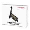 AXAGON PCEM2-N PCIe NVMe M.2 adaptér