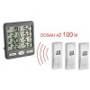 TFA teplomer a vlhkomer s 3 bezdrôtovými senzory 30.3054.10 KLÍMA-MONITOR TFA30.3054.10