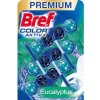 Bref WC blok Color Aktiv Eucalyptus 3x50g