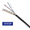 DATACOM UTP drôt CAT5E PE,Fca 305m box čierny OUTDOOR 1103