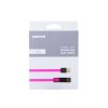 Kábel AVACOM MIC-40P USB na Micro USB, 40 cm, ružový