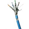 DATACOM F/FTP drôt CAT6A LSOH,Eca 100m, plášť modrý 12151