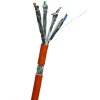 DATACOM S/FTP drôt CAT7 LSOH,Eca 100m, plášť oranžový 12161