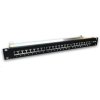 DATACOM Patch panel 19" STP 24 port CAT6A LSA 1U BK (3x8p) / VL 3131