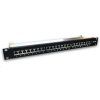 datacom patch panel 19 stp 24 port cat6a lsa 1u bk 3x8p vl ien373891