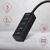 axagon hue m1a 4x usb 3 2 gen 1 mini hub kovovy image1 big ies43996749