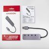 axagon hue msa 4x usb 3 2 gen 1 switch hub kovovy image1 big ies43997394