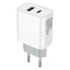 ColorWay AC nabíjačka USB a USB-C 20W, biely CW-CHS025QPD-WT