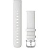 Garmin Remienok Quick Release 18, kožený, biely, strieborná pracka 010-12932-09